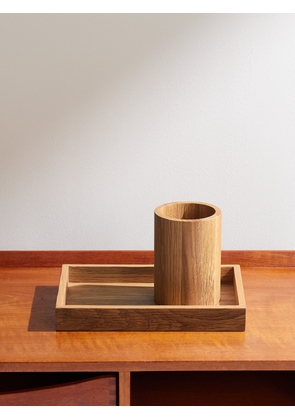 The Conran Shop - Oak Desk Tray and Pencil Pot - Men - Brown