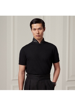 Cotton-Blend Piqué Pocket T-Shirt