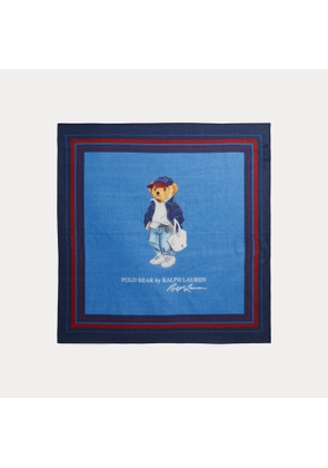 Polo Bear Cotton Square Scarf