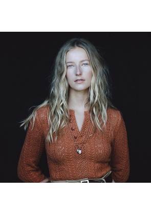 Cable-Knit Cotton Pointelle Jumper