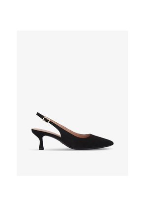 Womens Carvela Allegra Slingback Heeled Suede Pumps