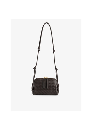 Womens Bottega Veneta Loop Mini Leather Cross-Body Bag