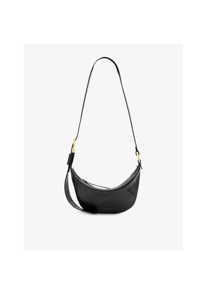 Womens Allsaints Luna Leather Cross-Body Bag