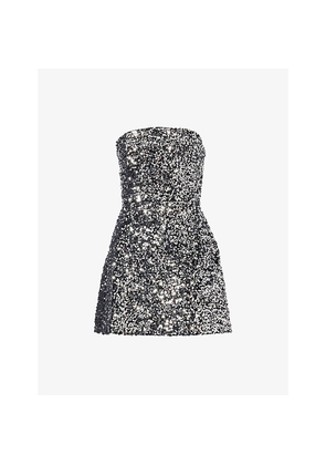 Womens 4th & Reckless Marlow Bandeau Sequin Mini Dress