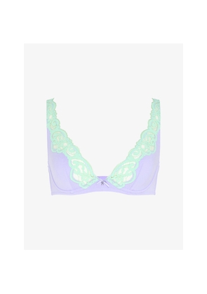 Womens Savage X Fenty Swirly Girly Unlined Woven Bra