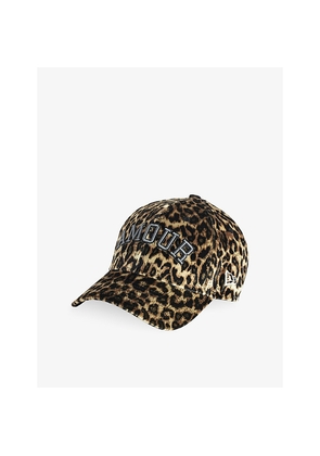 Womens Zadig&Voltaire x New Era Leopard-Print Velvet Cap