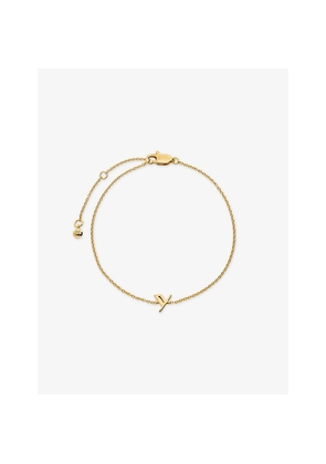 Womens Monica Vinader Initial Y 18ct Yellow Gold Vermeil Bracelet