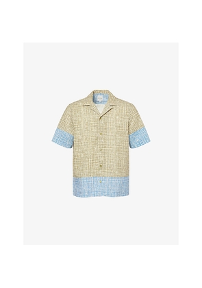 Mens Paul Smith Colour-Block Checked Cotton Shirt