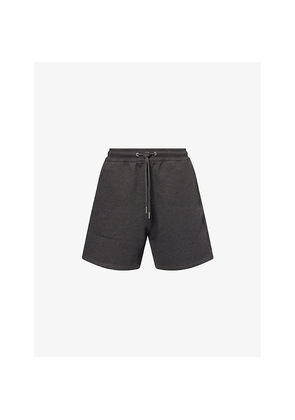 Mens Ami Paris Relaxed-Fit Drawstring-Waist Cotton-Jersey Shorts