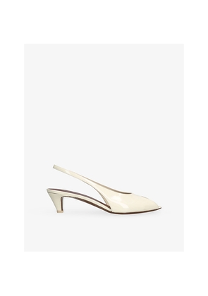 Womens Neous Hamal 40 Patent-Leather Slingback Courts