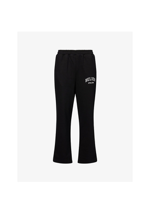 Mens Belier Campus Logo-Print Cotton Jogging Bottoms