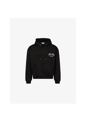 Mens Belier Campus Logo-Print Cotton Hoody