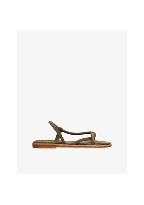 Womens Ancient Greek Sandals Bomba Suede Sandals