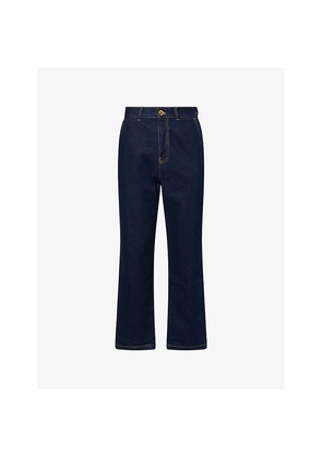 Mens Thames Johnny Straight-Leg Denim Jeans