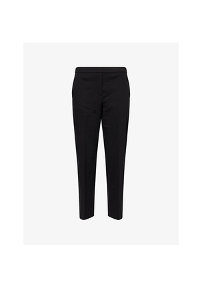 Womens Theory Treeca Tapered-Leg Woven Trousers