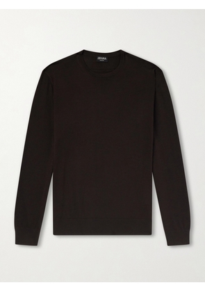 Zegna - Cashmere and Silk-Blend Sweater - Men - Brown - IT 46