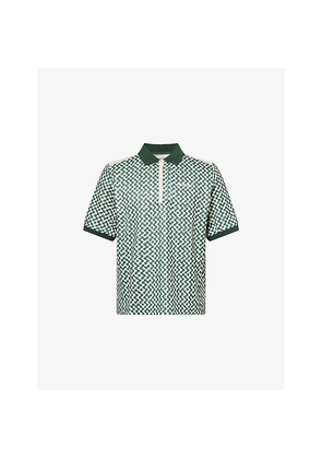 Mens Manors Eighteenth Ranger Stretch-Jersey Polo Top