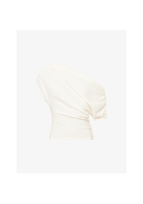 Womens Reformation Iris Asymmetric Knit Top