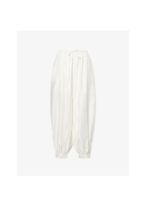 Womens Rotate Birger Christensen Striped Balloon Woven Trousers