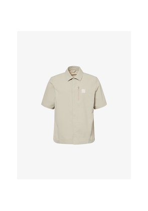 Mens Manors Frontier Logo-Print Nylon-Shell Shirt