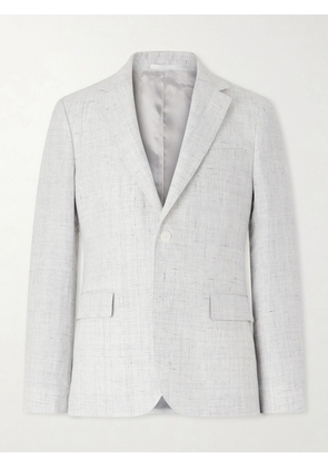 Mr P. - Delave Linen Check Suit Jacket - Men - Gray - 36