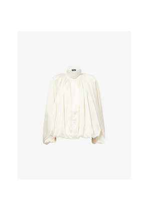 Womens Rotate Birger Christensen Ro Chiffon Bomber Jacket