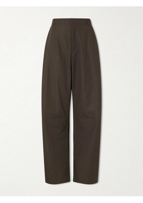 Amomento - Barrel-Leg Cotton Trousers - Men - Green - M