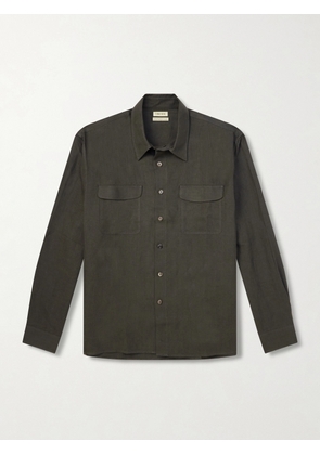 De Bonne Facture - Linen Overshirt - Men - Green - IT 46