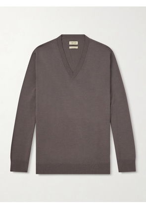 De Bonne Facture - Saxophonist Wool Sweater - Men - Brown - S