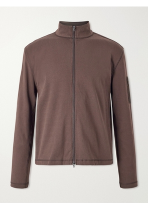 Amomento - Cotton Zip-Up Sweater - Men - Brown - M