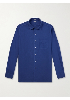 Massimo Alba - Relaxed-fit Cotton and Linen Blend Shirt - Men - Blue - S