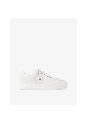 Mens Kurt Geiger London Southbank Tag Denim Trainers