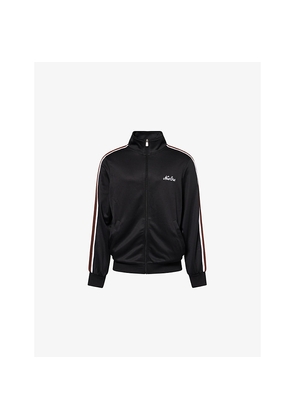 Mens New Era Script Logo-Embroidered Stretch-Woven Track Jacket