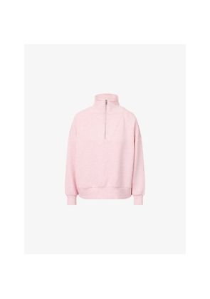 Womens Varley Hawley Half-Zip Stretch-Jersey Sweatshirt