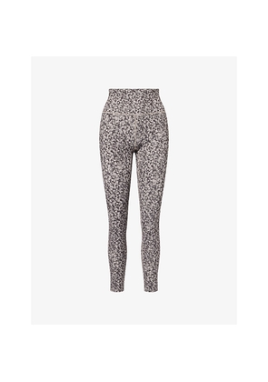 Womens Varley Freesoft Graphic-Pattern Gym Leggings