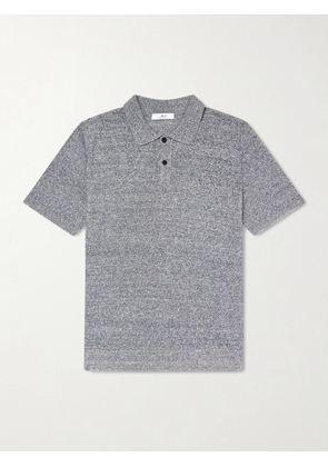 Mr P. - Linen and Cotton-Blend Polo Shirt - Men - Gray - XS