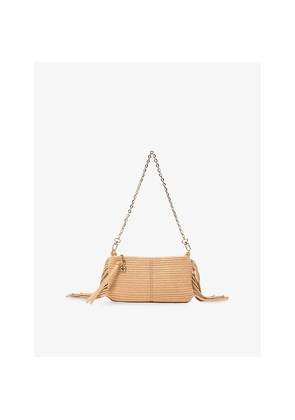 Womens Maje Miss M Raffia Shoulder Bag