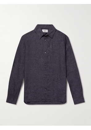 Mr P. - Linen Shirt - Men - Gray - XS