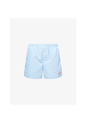 Mens Casablanca Monogram Jacquard Swim Shorts