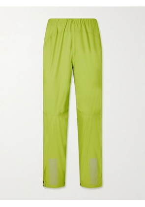 Satisfy - Straight-Leg Pertex® 3L Rain Logo-Appliquéd Recycled-Ripstop Trousers - Men - Green - XS