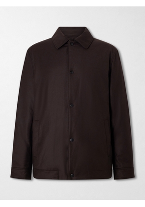 Yves Salomon - Padded Wool and Silk-Blend Jacket - Men - Brown - IT 46