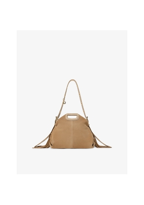 Womens Maje Miss M Suede Shoulder Bag