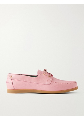 VINNY's - Boatman Full-Grain Leather Boat Shoes - Men - Pink - EU 40