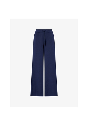 Womens Spanx Active Airessentials Wide-Leg Stretch-Jersey Jogging Bottoms