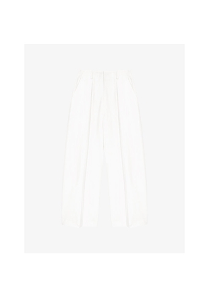 Womens Maje Balloon-Leg Cropped Woven Trousers