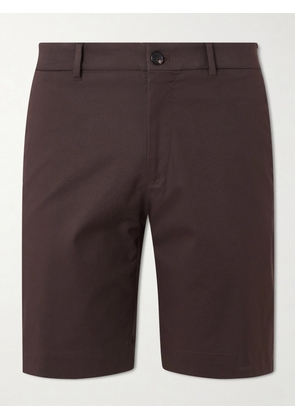 Slowear - Slim-Fit Cotton-Blend Gabardine Chino Shorts - Men - Brown - IT 46