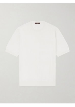 Slowear - Cotton and Silk-Blend T-Shirt - Men - White - IT 44