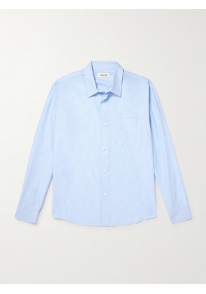FRAME - Relaxed Striped Lyocell Shirt - Men - Blue - XS