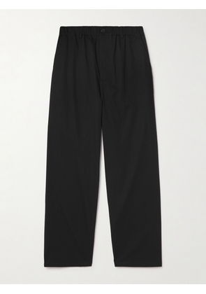 FRAME - Relaxed Straight-Leg Cotton Trousers - Men - Black - S