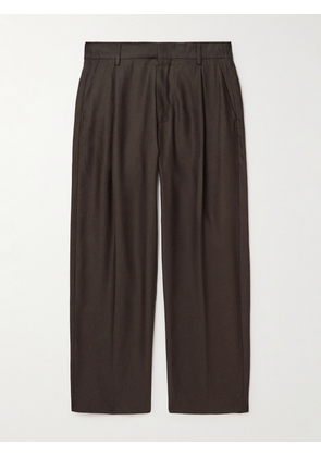 NN07 - Kay 1808 Straight-Leg LENZING™ ECOVERO™ and Linen-Blend Trousers - Men - Brown - UK/US 28